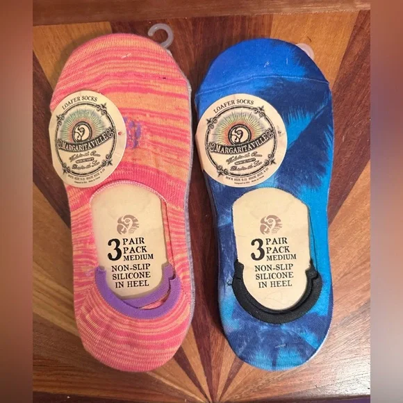 Margaritaville Loafer Socks 3 Pairs New Size 4-10 - Picture 1 of 2
